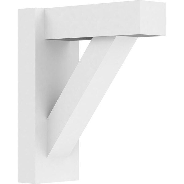 Ekena Millwork Traditional Architectural Grade PVC Outlooker with Block Ends, 5"W X 12"D X 14"H OUTP05X12X14TRA05 - main